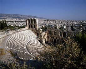 Odeon of Herodes Atticus, Athens, Greece, 2018. Creator: Ethel Davies.