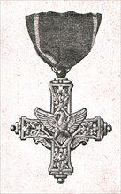 'Decorations de Guerre; La croix de guerre americaine, vue de face', 1917. Creator: Unknown.