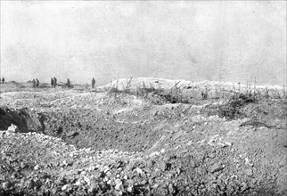 At Le Mort Homme; The recaptured ridge of Mort-Homme, 1917. Creator: Unknown.