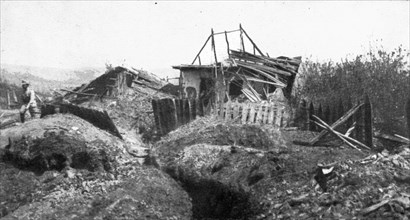 Our Romanian Allies; A German blockhouse captured by Romanians on the Marastii..., 1917. Creator: Unknown.