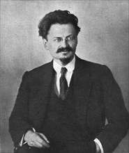 In Soviet Russia; One of the men of the hour: Trotsky, Commissioner for Foreign Affairs,1917 Creator: Unknown.