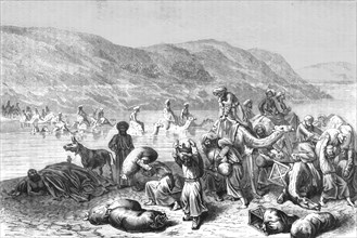 ''Crossing the Oxus; Notes on Western Turkistan', 1875. Creator: Unknown.