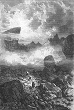 ''Passage of the Cordilleras; A Ramble in Peru', 1875. Creator: Unknown.