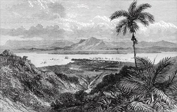 Georgetown, Penang, near Perak, in the Malay Peninsula, 1876. Creator: E. Hastie.
