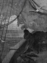 ...The Rime of the Ancient Mariner, illustrated by Gustave Dore, 1876.  Creator: Adolphe François Pannemaker.