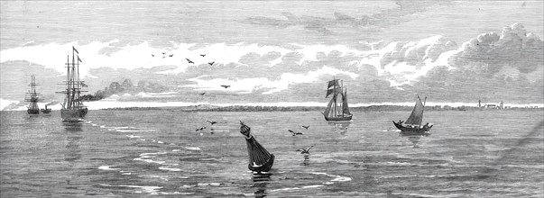 Saugor Lighthouse, off the mouth of the Hooghly, 1876. Creator: Unknown.