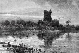 Ross Castle (from "Picturesque Europe"), 1876. Creator: Josiah Wood Whymper.