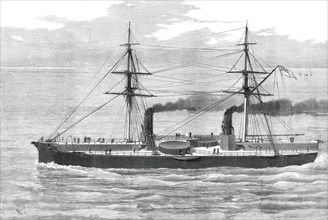 Our Ironclad Fleet: H.M.S. Inflexible, 1876. Creator: Unknown.