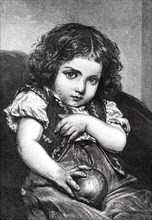 The Spoiled Child by M. Piot, from a photograph by the Berlin Photographic Company, 1876. Creator: Unknown.