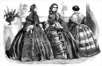 Fashions for July, 1858. Creator: Unknown.