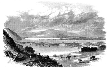Mucross Lake and Lough Leane, Killarney, 1858. Creator: Unknown.