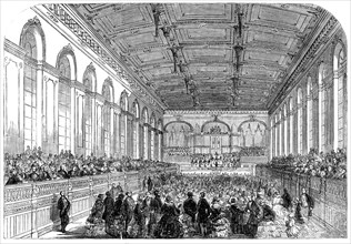 Inauguration of the Townhall, Newcastle-on-Tyne, 1858. Creator: Unknown.