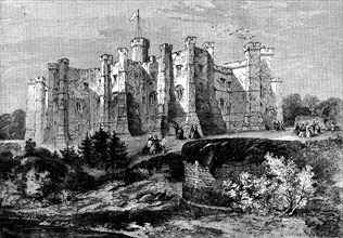 Brancepeth Castle, Durham, 1858. Creator: Smyth.