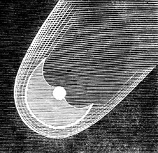 Telescopic Appearances of Donati's Comet, as seen from the Cambridge Observatory, Sept 24, 8pm, 1858 Creator: Unknown.