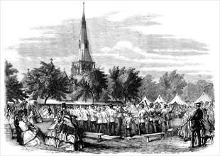 Military Bazaar at Chatham, 1858. Creator: Unknown.