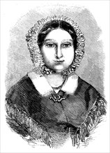 The Late Madame Ida Pfeiffer - from a painting, 1858. Creator: Unknown.