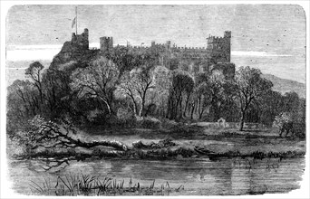 Arundel Castle, Sussex, the Seat of the Duke of Norfolk, 1858. Creator: Unknown.
