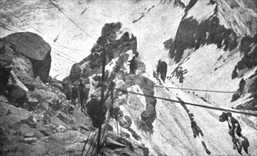 'Sur le front Italien; un coin du champ de bataille: le col de Lago Scuro', 1918. Creator: Unknown.