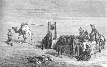''A Well in the Hyrcanian desert; The Hyrcanian Desert', 1875. Creator: Armin Vambery.
