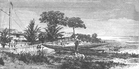 ''English trading settlement on the Gaboon; The Gaboon.', 1875. Creator: Unknown.