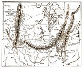 ''Upper Nile Basin Map; The regions of the Cazembe', 1875. Creator: Charles Tilstone Beke.