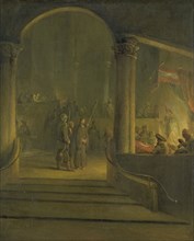 Christ before Caiaphas, 1700-1727. Creator: Aert de Gelder.