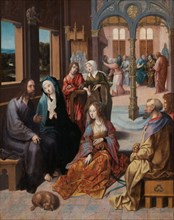 Christ’s Second Visit to the House of Mary and Martha, c.1515-c.1520. Creator: Cornelius Engebrechtsz.