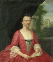 Jacoba Maria van Bueren said 'van Regteren' (1718-91), Wife of Johan Willem Parker, 1746. Creator: Jacob Jan Nachenius.