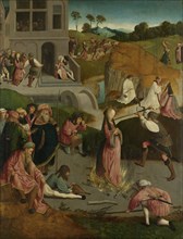 The Martyrdom of Saint Lucy, c.1505-c.1510. Creator: Master of the Figdor Deposition.