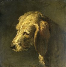 Head of a Dog, c.1820-c.1845. Creator: Nicolas-Toussaint Charlet.