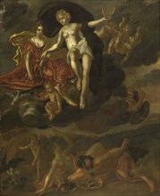 Diana and Virtus Punish Venus and Bacchus, 1694. Creator: T van Malsen.