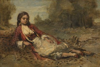 Algerian, 1871-1873. Creator: Jean-Baptiste-Camille Corot.
