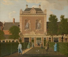 The Garden and Coach House of 524 Keizersgracht in Amsterdam, 1772. Creator: Hendrick Keun.