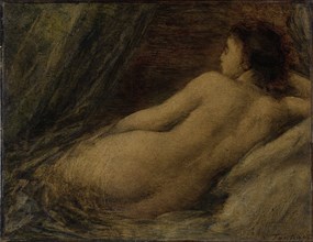 Reclining Nude, 1874. Creator: Henri Fantin-Latour.