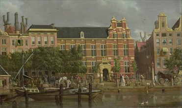The Latin school on the Singel, Amsterdam, 1802. Creator: Jacob Smies.