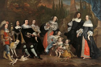 Michiel de Ruyter and his Family, 1662. Creator: Juriaen Jacobsz.