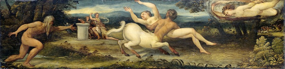 Nessus and Deianira, 1540-1560. Creator: Lambert Sustris.