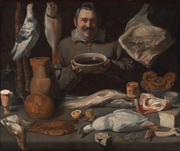 Kitchen Scene, 1610-1625. Creator: Meester van de Amsterdamse Bodegón.