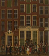 The Bookshop and Lottery Agency of Jan de Groot in the Kalverstraat in Amsterdam, 1779. Creator: Isaak Ouwater.
