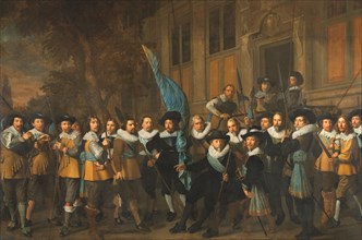 Officers and Other Civic Guardsmen of the IVth District of Amsterdam, under the Command of Captain J Creator: Nicolaes Eliasz Pickenoy.
