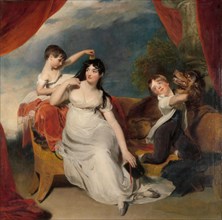 Maria Mathilda Bingham with Two of her Children, c.1810-c.1818. Creator: Thomas Lawrence.