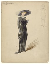 Dress 'Don Quixotte' by Doeuillet, 1910, No. 106, c.1910. Creator: Anon.