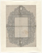 Design for a sculpted frame, c.1680-c.1700. Creator: Anon.