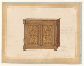 Cabinet, c.1835-c.1935. Creator: Anon.