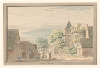 Village view of Den Ham in Overijssel, 1761. Creator: Anon.