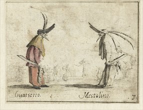 Guatsetto and Mestolino, 1633-1635. Creator: Gerard Terborch II.