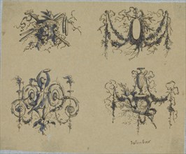 Four trophies, c.1864-c.1894. Creator: Henri Cameré.