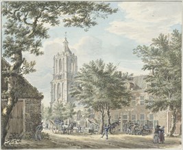 Cheerful party in the village of Houten, 1713-1780. Creator: Jan de Beyer.