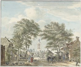 View of Scherpenzeel, 1713-1780. Creator: Jan de Beyer.