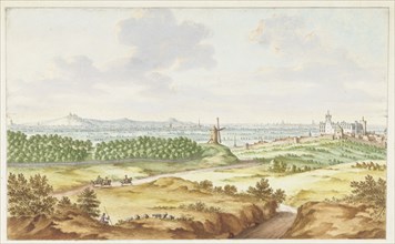 View of Kleve from the Galgenberg, 1680-1685. Creator: Jan van Call.